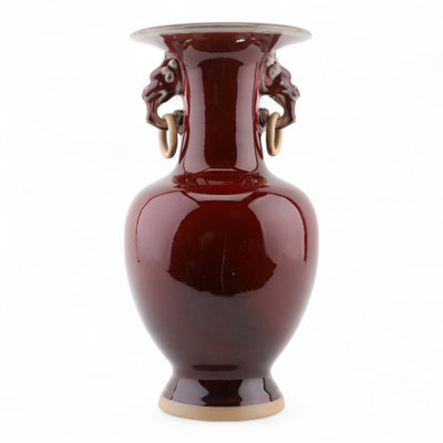 Porcelain Vase Oxblood