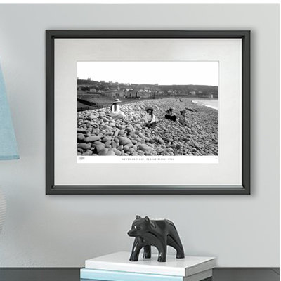 Westward Ho!, Pebble Ridge 1906 by Francis Frith - Single Picture Frame Print