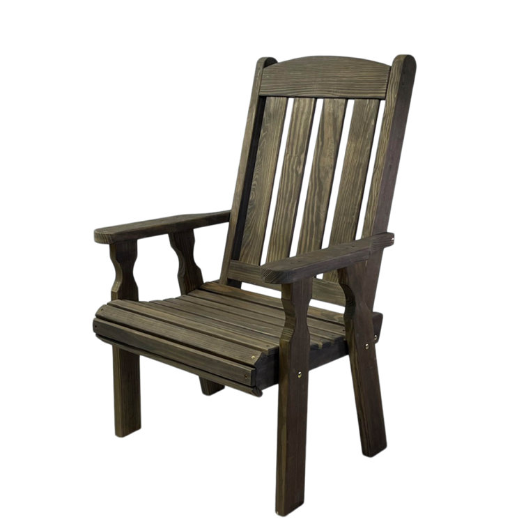 Heavy Duty 600 Lb High Back Mission Treated Patio Chair