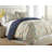 Southshore Fine Linens Blooming Blossoms King/California King Oversized Floral Microfiber Duvet Cover Set with Matching Shams, 3-Piece, Blooming Blossoms Blue-1331452086