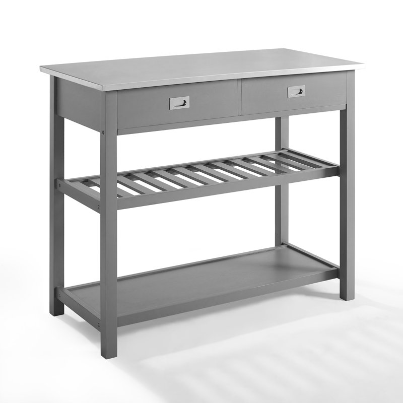 Ansell Kitchen Island, Gray