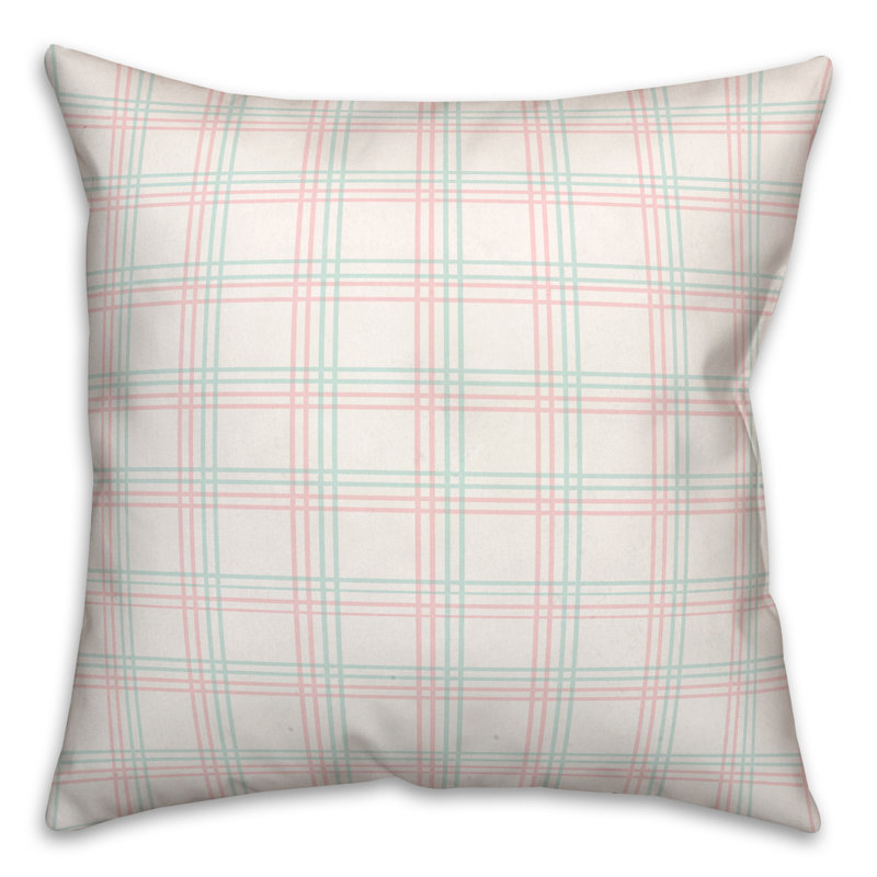 Plaid Throw Pillow