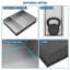 Double tablette de niche en acier inoxydable 21 "x 17"-116493516
