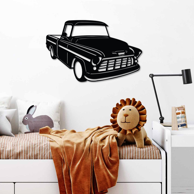 Stylish Black Decorative Metal Wall Accessory, 23.6 x 15.4 inches | 100% Metal Construction, Thickness: 0.06 inches | Lightweight at 2.3 lbs, Perfect for Home Decor, Modern Aesthetic, and Unique Wall Art