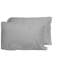 Ensemble de draps 5 pièces luxueusement doux 100% viscose dérivée de bambou, certifié Oeko-TEX, très grand divisé - gris argenté-122647617-122647610