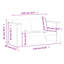 Vernia Garden Sofa Solid Wood Pine-653741871