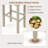 Upholstered Counter Stool with Solid Wood Frame-892540447-892540444