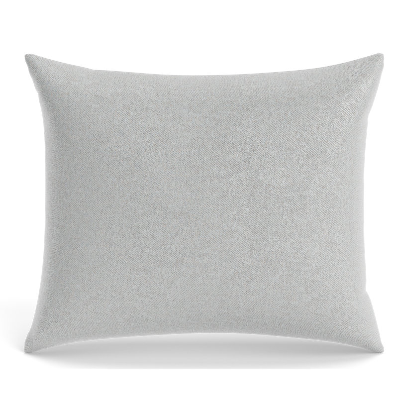 Chino Pillow Cover & Insert, Slate, Rectangle 30"H x 36"W