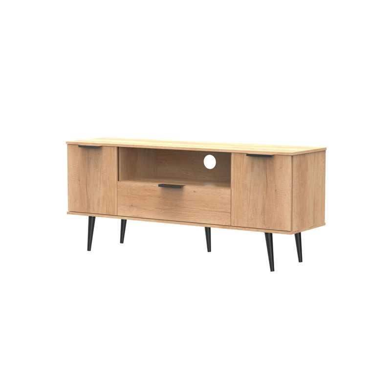Fully Assembled Berryhill TV Stand for TVs up to 60", Oak
