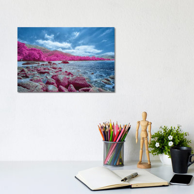 The Harmony Beach by Glauco Meneghelli - Wrapped Canvas Painting