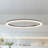 Tania 24-in Integrated LED Pendant Light Height Adjustable ETL Certified Circular Chandelier