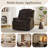 39.3" Wide Modern Plush Heated Massage Manual Recliner-1024799610