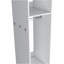 Armoire Benson en mélamine avec miroir et rangement ouvert-1049976311