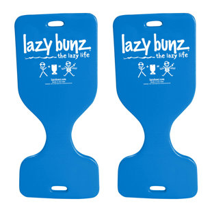 TRC Recreation Lazy Bunz Foam Water Saddle Swimming Pool Float, Blue (2 Pack) (Set of 2)