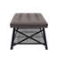 Table basse capitonnée en similicuir
