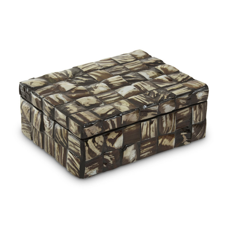 Gurpreet Decorative Box, 6cm H x 22cm W x 17cm D