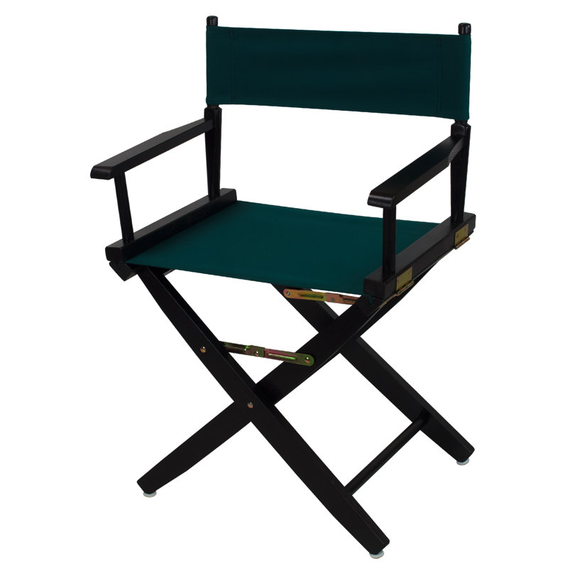 Oktan   Folding Director Chair, Hunter Green, Black