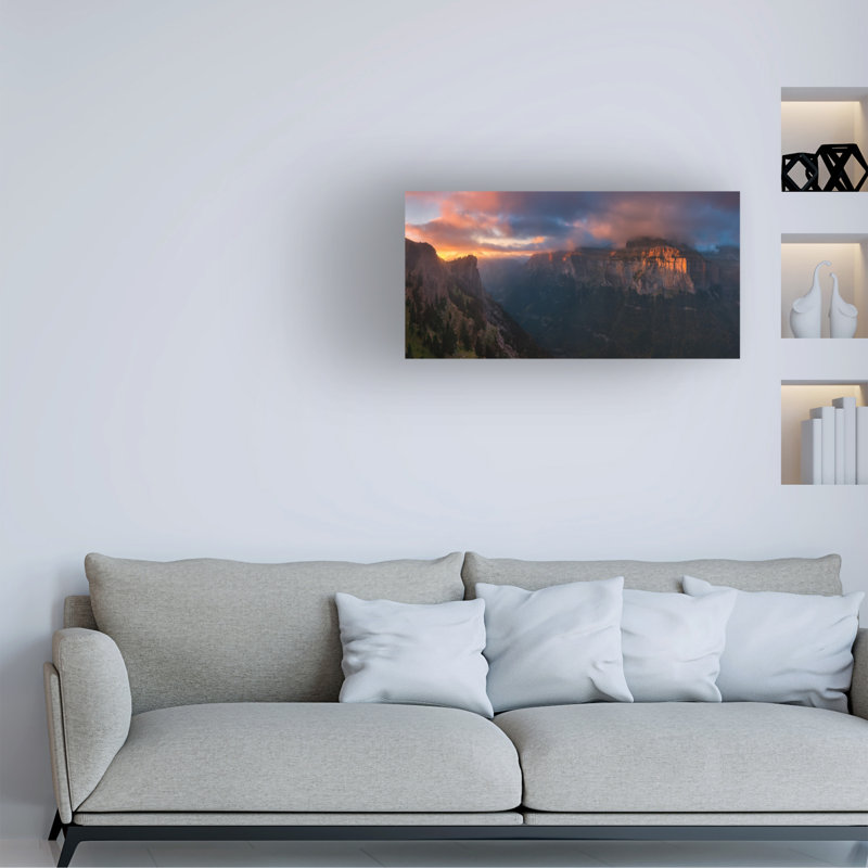 Art sur toile David Martin Castan Ordesa, H 12 po x l 24 po