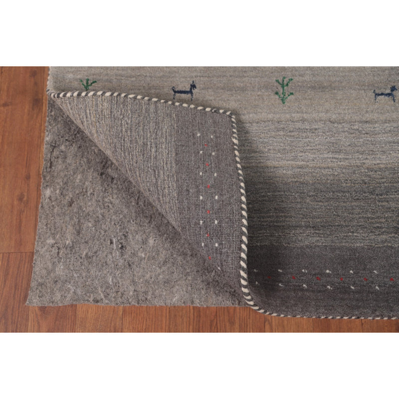 Tapis indien rayé Gabbeh