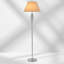 157cm Chrome Traditional Floor Lamp