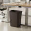 Poubelle rectangulaire en plastique 10 gallons Browm | Ensemble de 5-132255306