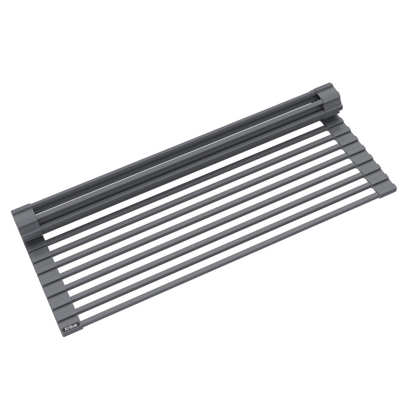 Égouttoir à vaisselle Kore, Gris foncé, H 0,375 po x l 16,875 po x P 12 po