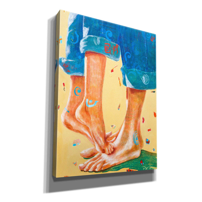«Red Together» par Pamela K., impression sur toile Red Barrel Studio®, H 16 po x l 12 po x P 0,75 po
