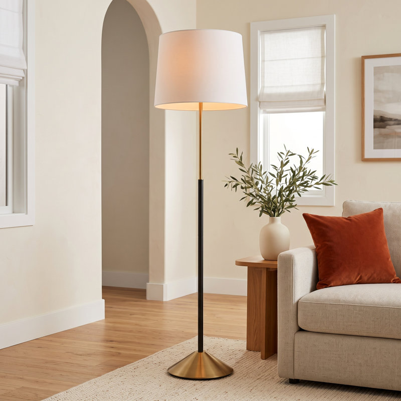 Finan 62 " Brushed Traditional Floor Lamp