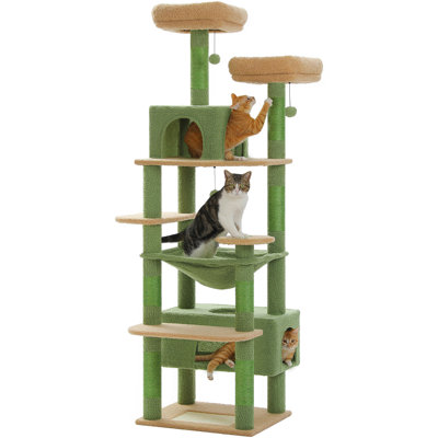 Plush Indoor 72-Inch Large Cat Tree