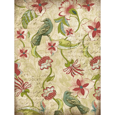 Oiseaux et fleurs