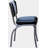 Retro Home Upholstered Channel Back Dining Chair-10955921