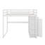 Lit mezzanine double avec tablettes et DEL-809838826