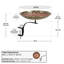 Bain d'oiseaux avec support de rail African Daisy-335579802