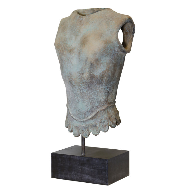 Brutus Bust - Concrete Finish on Resin with Iron Base