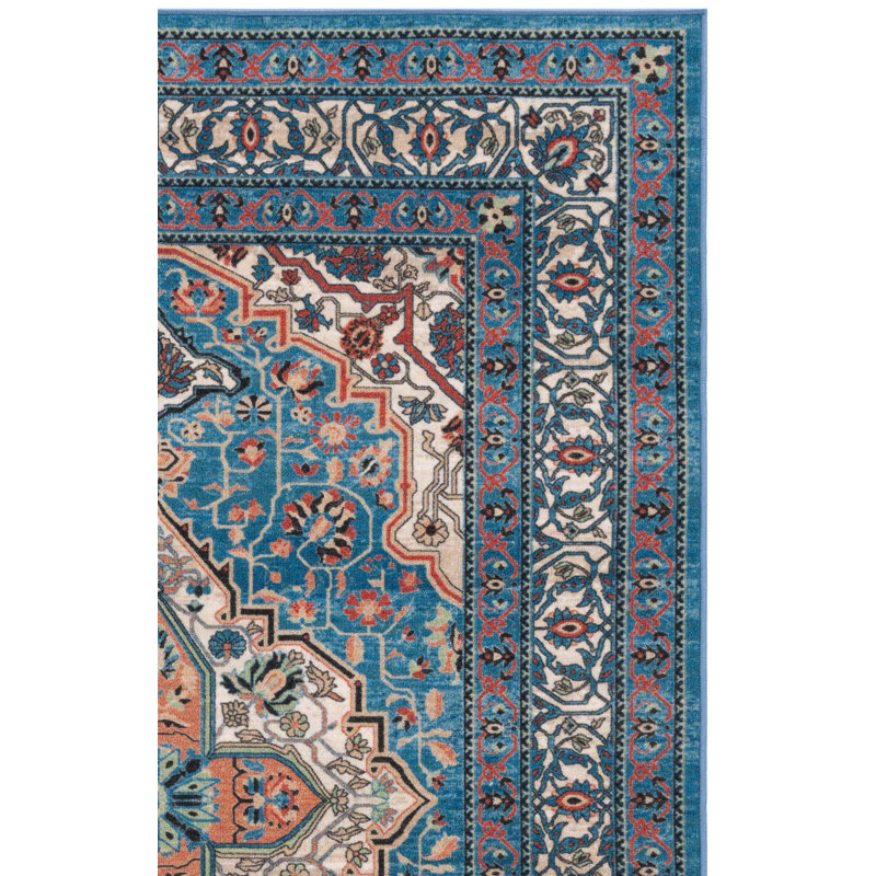Journey Performance Machine Washable Oriental Rug, Rectangle 5'5" x 7'7"