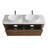 Double Sink Bathroom Vanity with Soft-Close Drawers