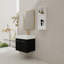 Meuble-lavabo mural avec lavabo et support de rangement, bassin en résine à bords épais, ensemble KD-903227557-903227576