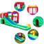 Toboggan gonflable 10,66 pi x 18,70 pi