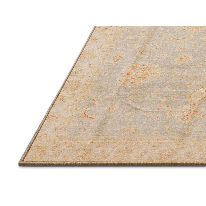 Tapis décoratif multicolore à motif abstrait, Rectangle 3 pi x 5 pi