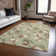 Machine Washable Indoor/Outdoor Christmas Balls Xhevrie Aloe Rug