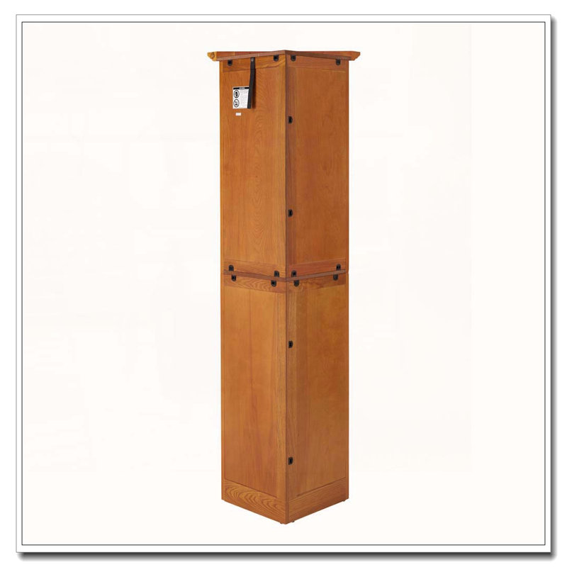 Armoire de rangement pour garde-manger à 4 niveaux et 72 coins, Chêne
