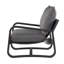 Chaise Sling revêtue de tissu avec structure en métal-293187706