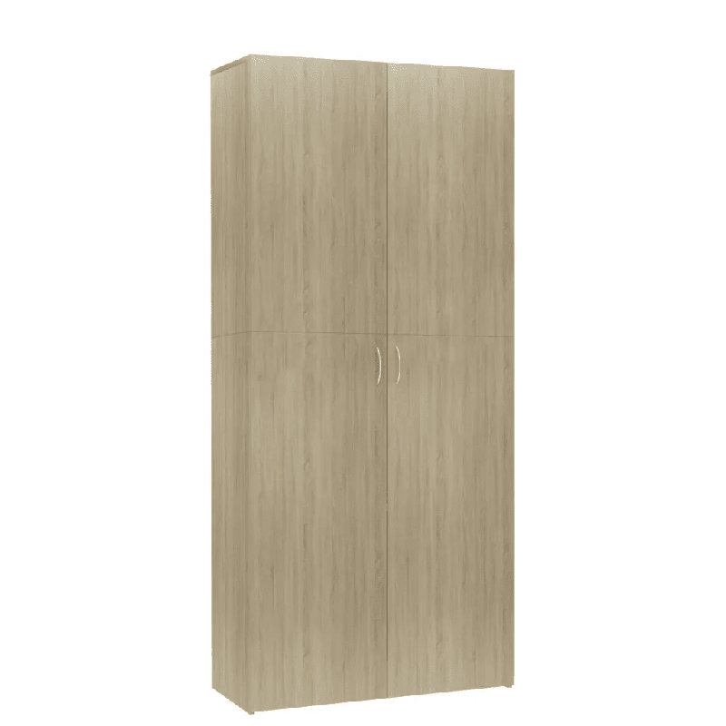 18 Pair Shoe Storage Cabinet, Sonoma Oak, 18