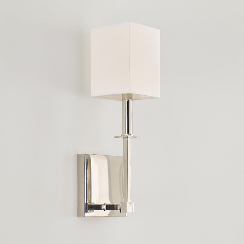 Quinn 1 - Light Armed Sconce, Polished Nickel