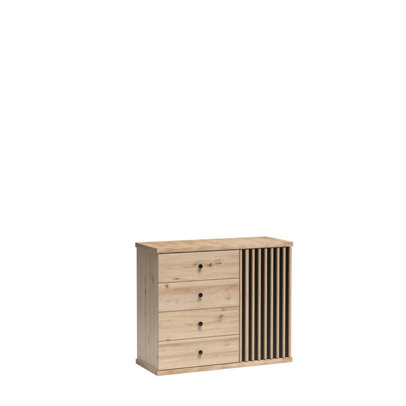 Blanche 101.6 Cm Wide 4 Drawer Sideboard