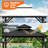 Harlem 10 Ft. W x 10 Ft. D Steel Double Tier Hard Top Gazebo with LED Lights per Post
