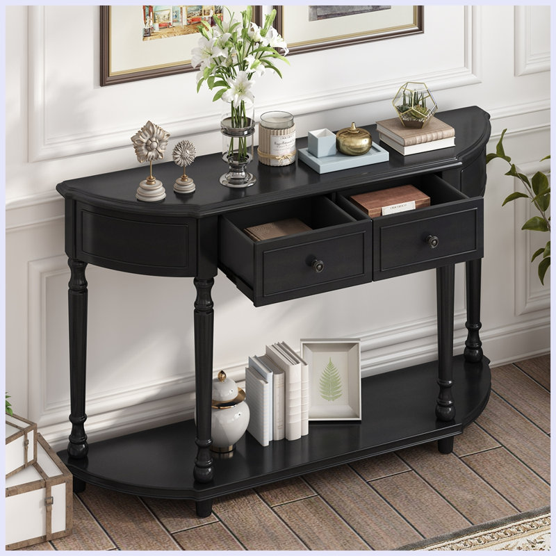 Console Roshawna 52, Espresso, Espresso, H 33,5 po x l 52 po x P 13 po