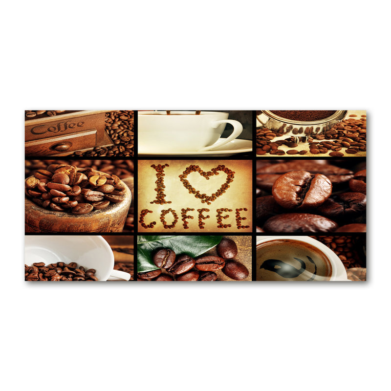 Coffee Collage - Wrapped Canvas Print