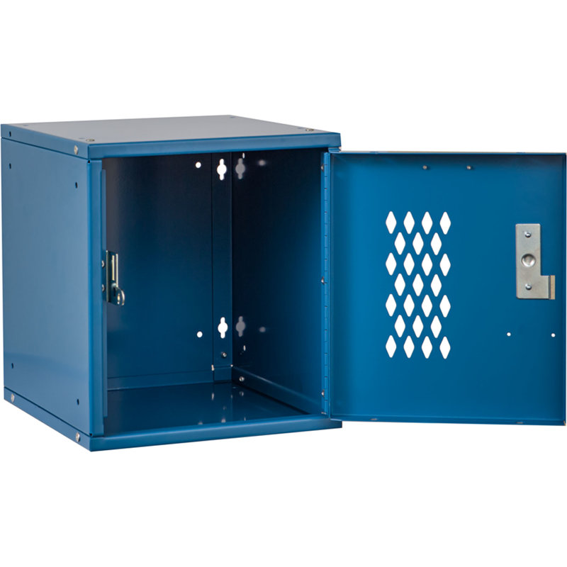 Casier large 1 niveau 1 Cubix, Bleu marine