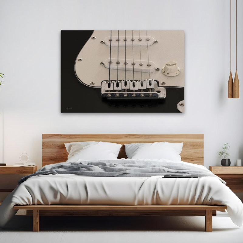 Guitare électrique I - guitare électrique rétro, H 40 po x l 60 po